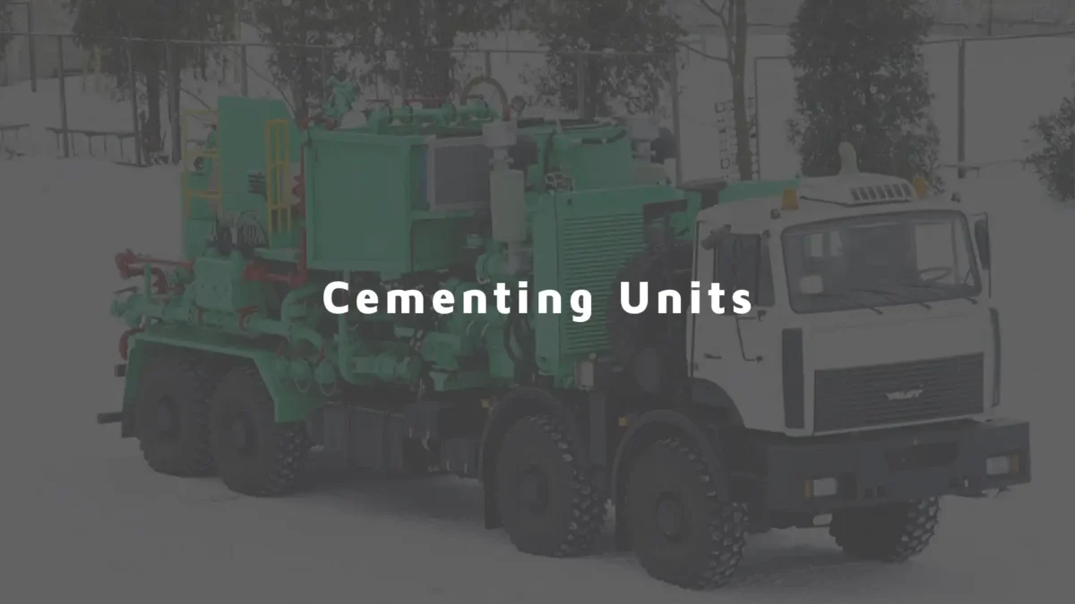 Cementing Units
